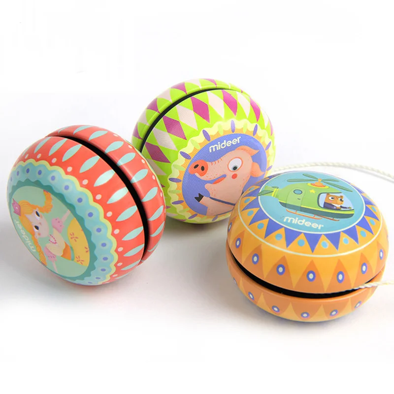 Creative Children Fashion Cute Yo-yo Girl Boy Gift Kindergarten Color Cool Iron Yo-yo Toy Children Best Gift