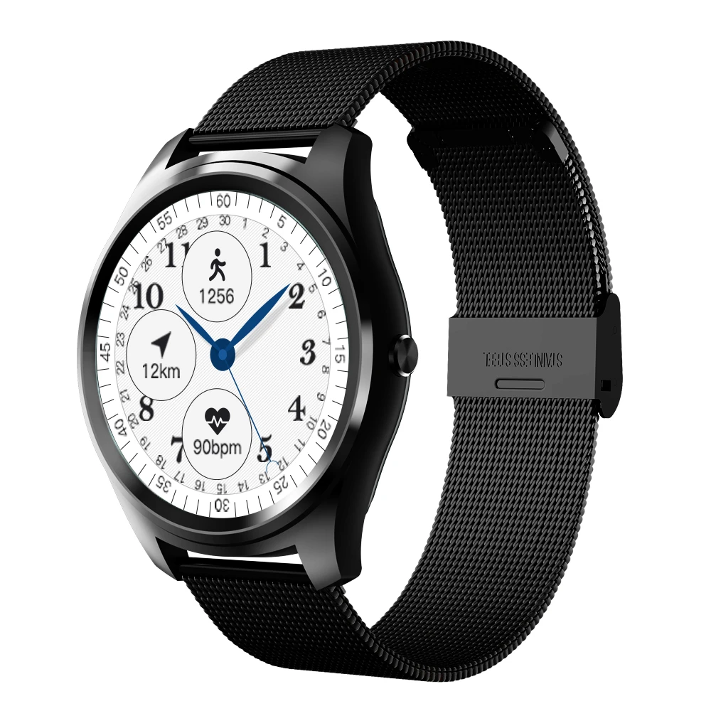 

X10 Men Women Smart Watch Full Circle Screen Bluetooth Smartwatch Heart Rate Monitor Temperature Altitude for Android iOS