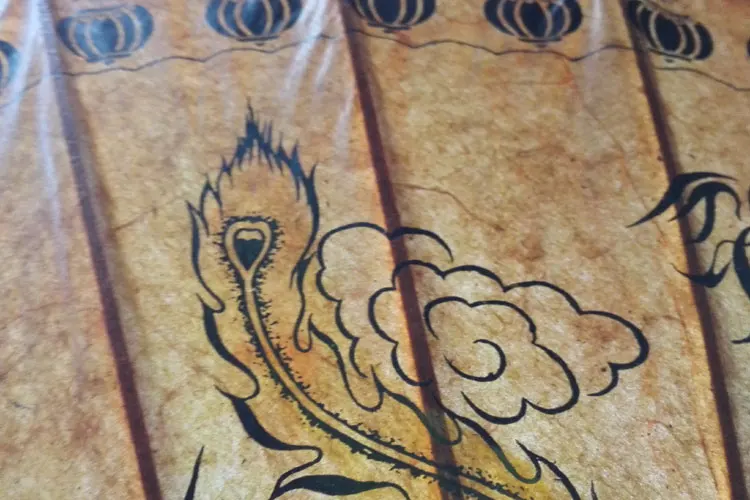 Таиланд ручной маслом Бумага зонтика древний классический долговечный привлекательный вид зонтик печать отличного качества для танцев декоративный зонт