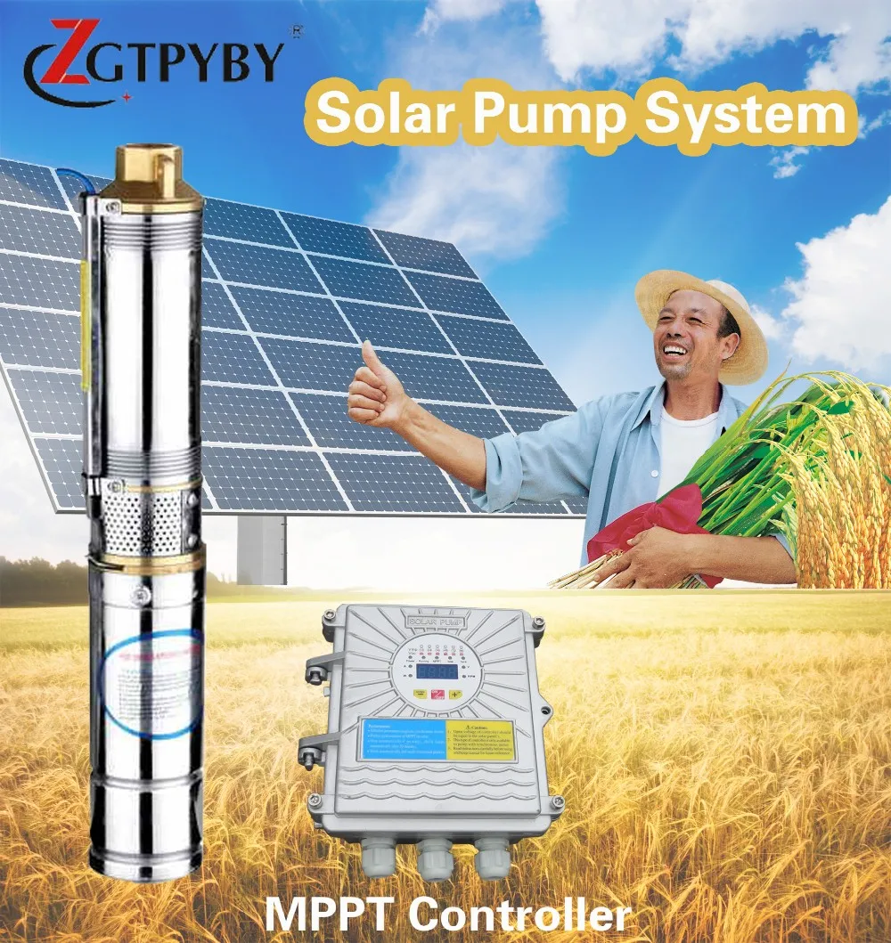 

3 inch 48V DC solar pump kit solar water pumping machine made in china solar water pump