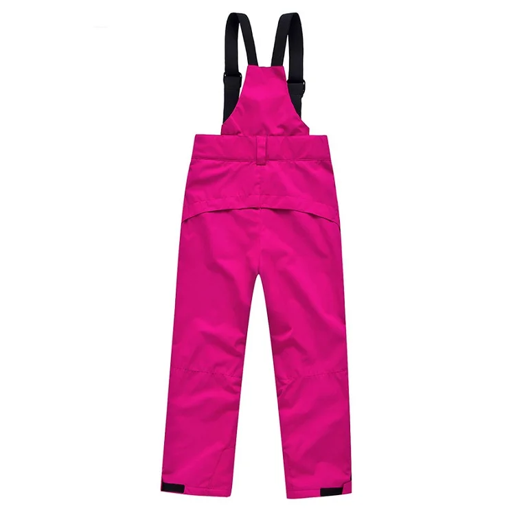 Зимний флисовый наплечный ремень, флисовые штаны для детей, уличные походные лыжные штаны VC015