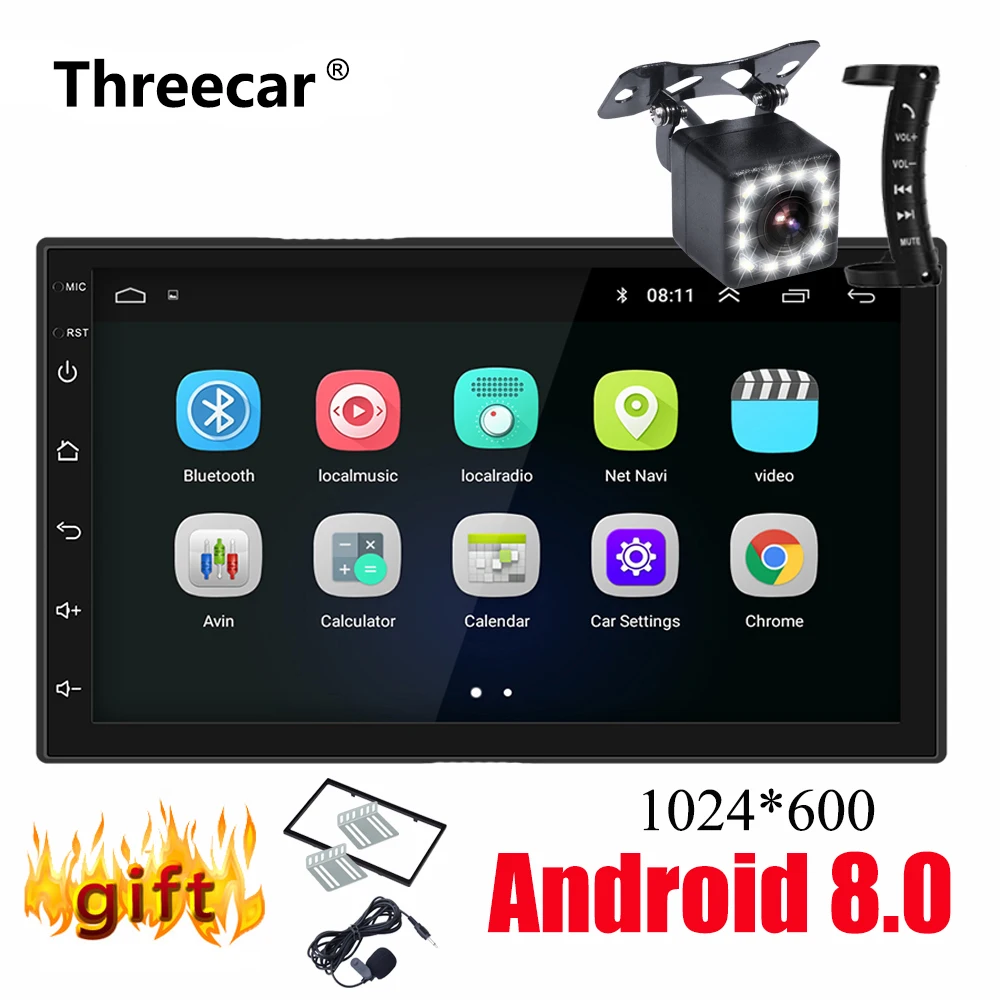2 Din Android font b Car b font font b Radio b font GPS Navigation 7