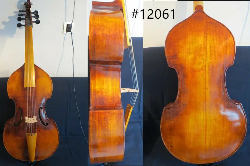 

Baroque Style SONG excellent maestro Treble 7 string 25 " viola da gamba #12061