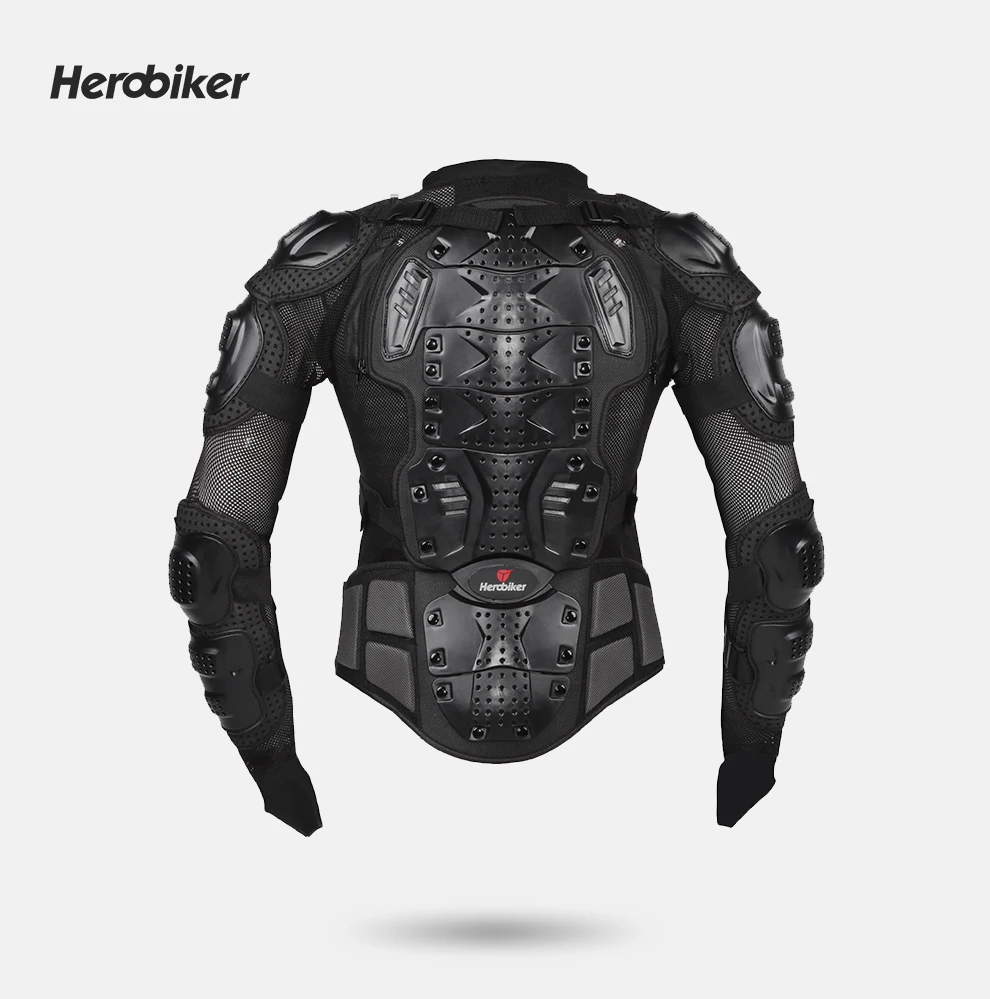 HEROBIKER, мотоциклетная броня, защитное снаряжение, мотоциклетная куртка, бронежилет, гоночная куртка для мотокросса, одежда для мотокросса, защита