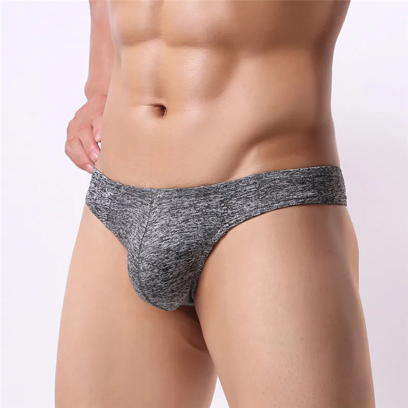 

Soft breathable Briefs 2019 Sexy Underwear Men Shorts Bulge Pouch Soft Underpants Sexy Low Waist Slip Cuecas Male Panties WS&&E