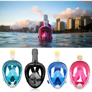 

Full Face Diving Mask Anti-fog Snorkeling Mask Underwater Scuba Spearfishing Children/Adult Glasses Training Dive Equipment