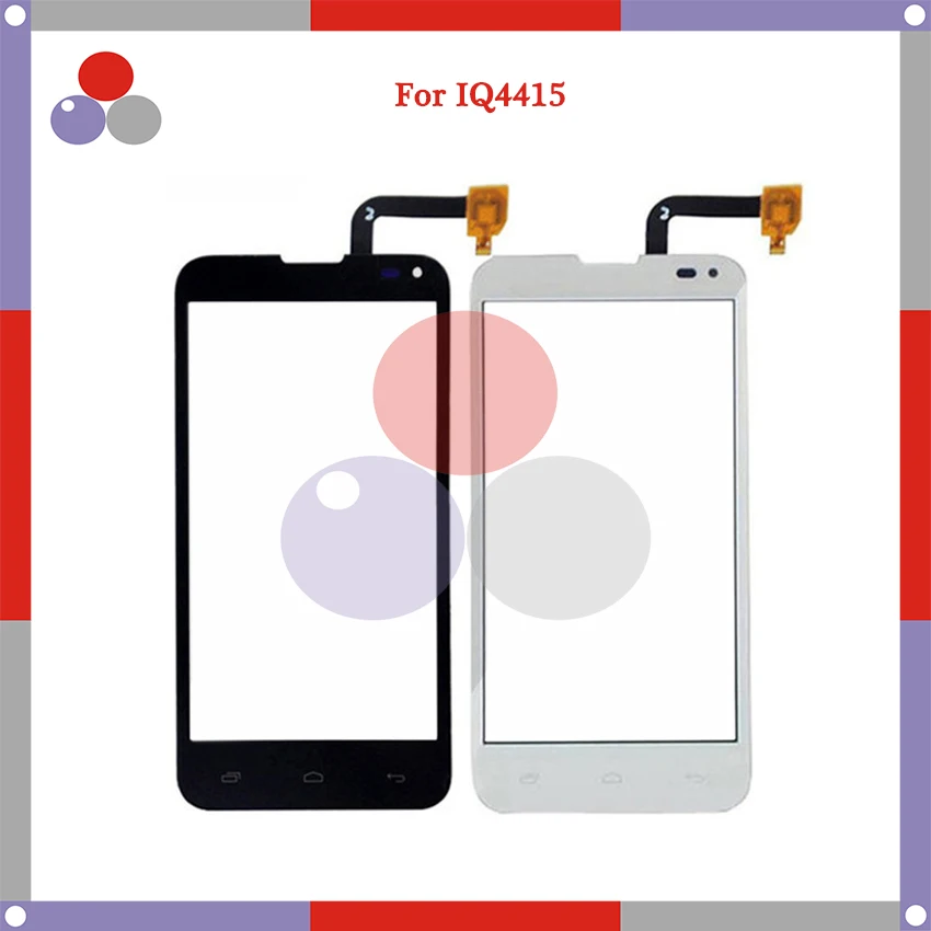 

10pcs/lot 4.5'' FLY IQ4415 4415 Touch Screen Panel Sensor Digitizer Outer Glass Lens