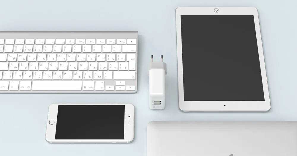 ORICO QC2.0 USB быстрое настенное зарядное устройство, 2 порта, портативная Быстрая зарядка для iPhone iMac, ноутбуков, телефонов, зарядное устройство для путешествий