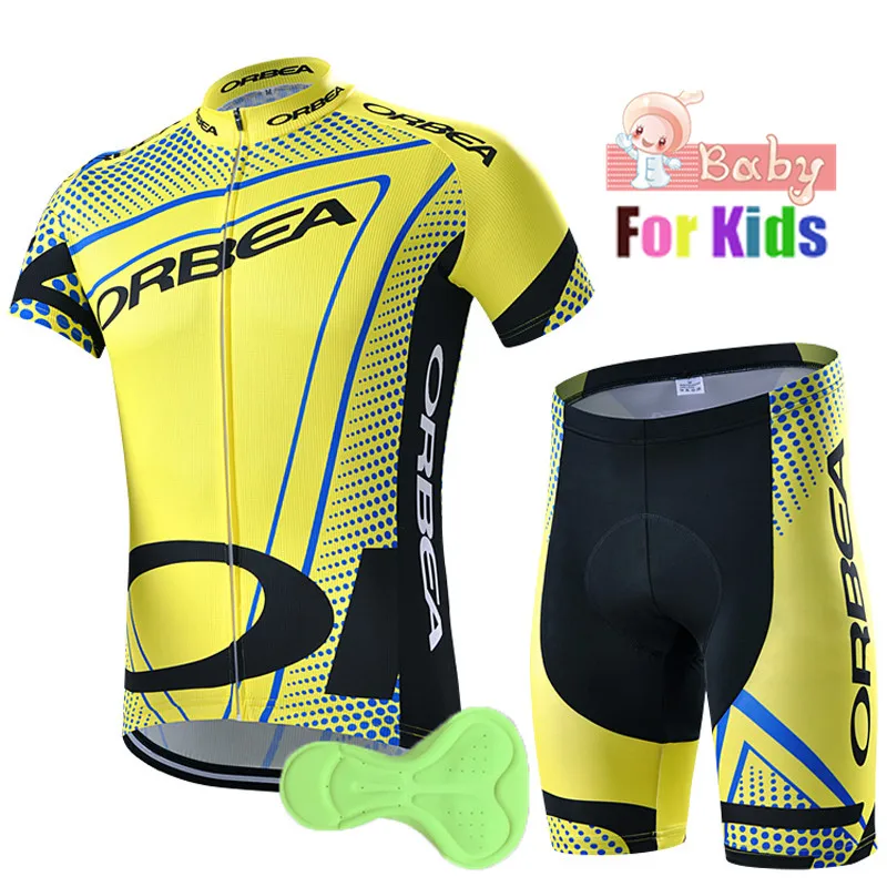 

Children Boys Kids Cycling Jersey Set Short Sleeve Bicycle clothing Summer cycling sportswear Suit ropa ciclismo verano 2018