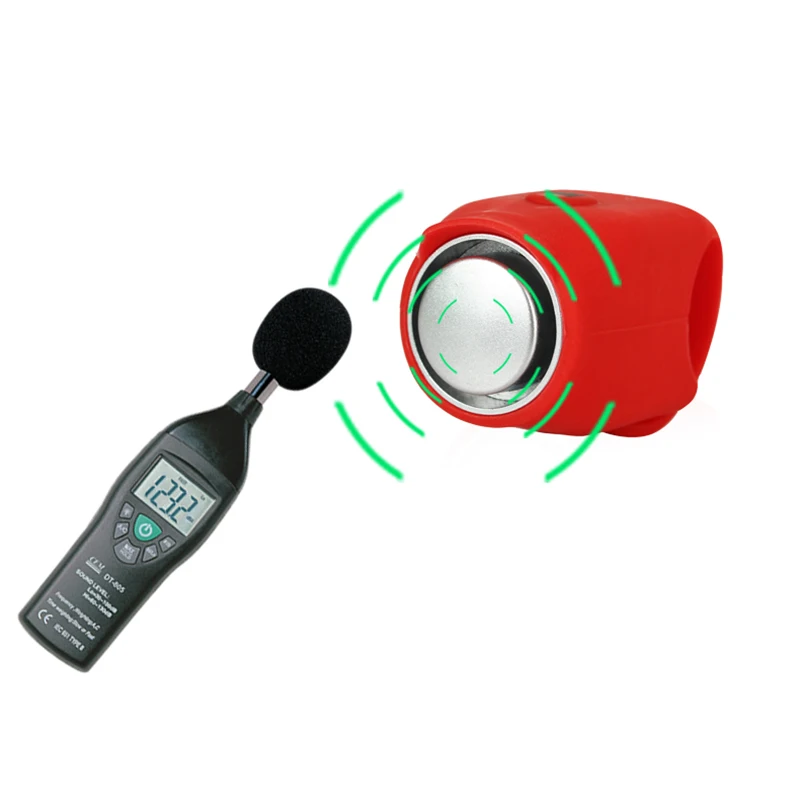 Cycling Bike Electronic Bell Rainproof MTB Road Bicycle Handlebar Silica Gel Horns Super Loud Safety Bike Alarm Horn PA0112 (14)