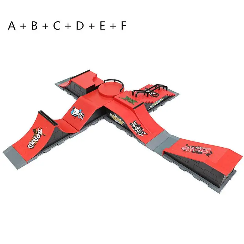 Peças para Fingerboard Site Skate Parque Rampa Dedo Placa Final Parques Meninos Jogos Adulto Novidade Itens Crianças Brinquedos Diy 1 pc A-f Mod. 201229 17 High Quality Brinquedos e hobbies