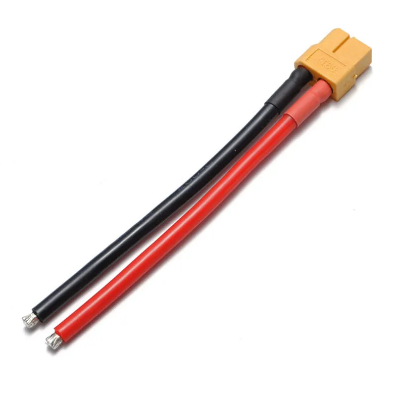 

XT60 Female Plug Connector 12AWG 10cm With Wire Silicone Cable for RC New