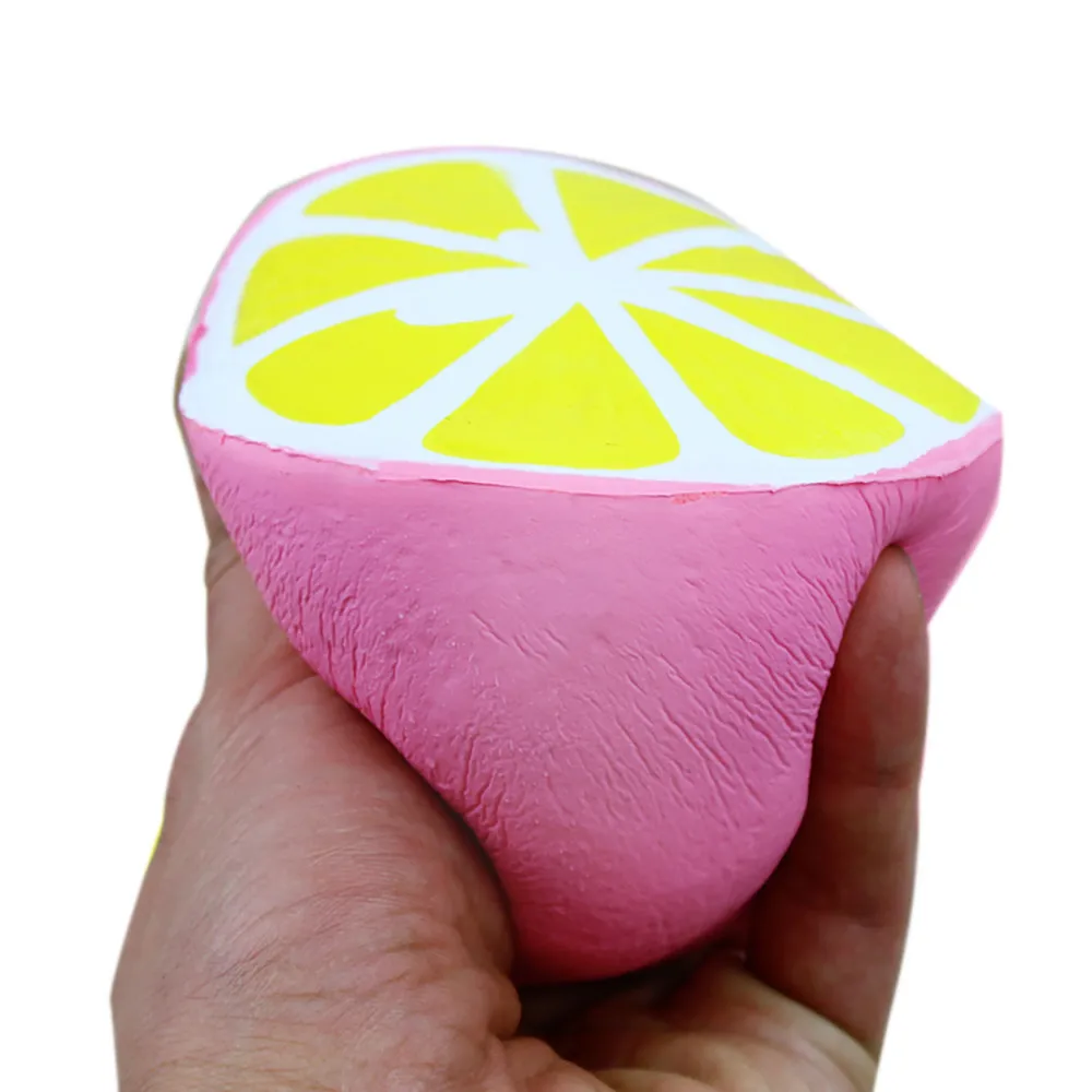 Squishies Jumo Half Lemon Suoer медленный рост Ароматические Подвески стресс игрушка подарок головоломка игрушка