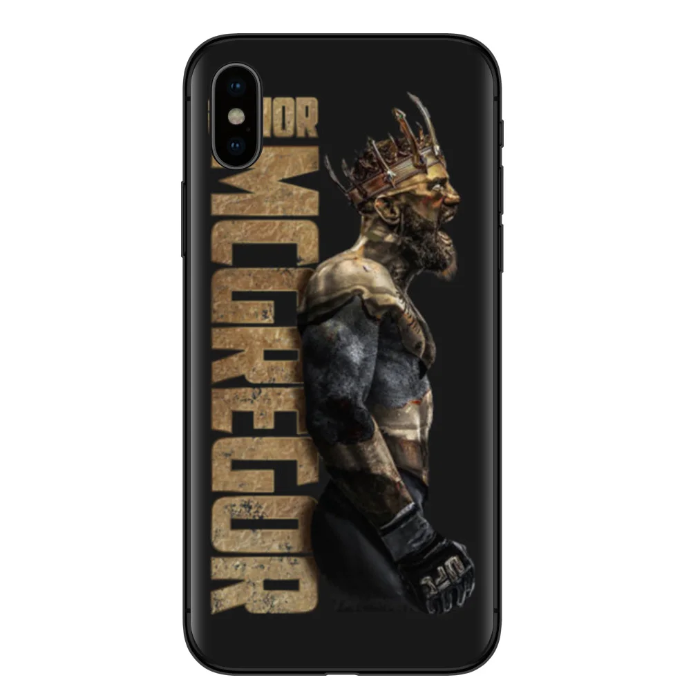 RUIXKJ Conor McGregor Gold King чехол для телефона для iphone 6 6S Plus Мягкая силиконовая задняя крышка для iphone X 8 7 Plus 5 5S SE Fundas