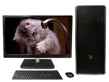 شراءالألعاب المكتبية إنتل كور I3/i5/i7/2 جيجابايت/4 جيجابايت/8 جيجابايت رام 120 جيجابايت/1 تيرا بايت Hdd مع 18.5 22 24 بوصة شاشة Lcd Hd 1080 وعاء Pc الكمبيوتر المكتبي...