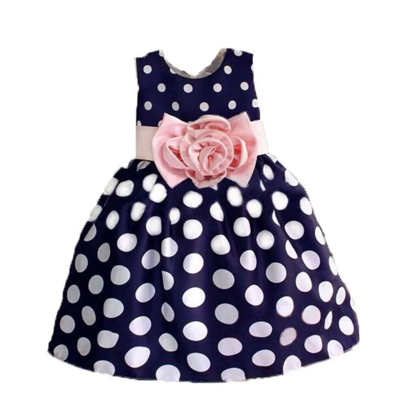 

Girls Princess Dress For Kids Girls Party Wedding Bow Dresses Summer Fashion Children's Clothing For Girls Birthday Party Dress