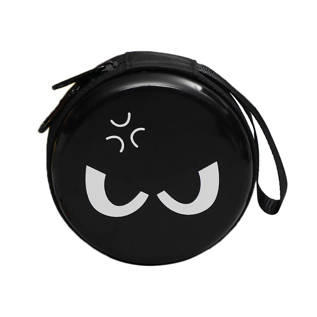 

Mini Zipper Earphone Headphone SD Card Storage Bag Box Carrying Pouch Headphone Case Protective Cover Box Bag Universal
