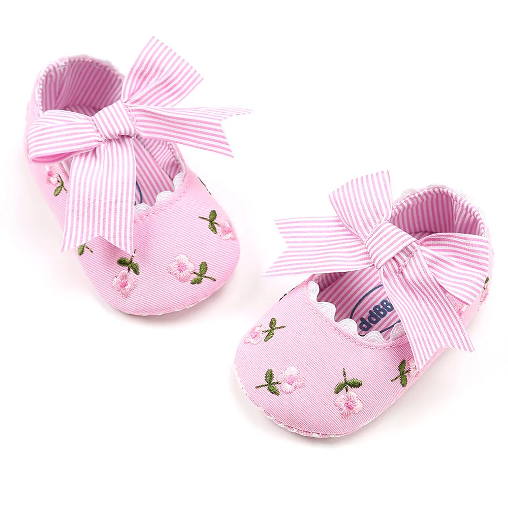 

Huang Neeky W#5 Fashion Daily Baby Girl Embroidery Flower Fashion Toddler First Walkers Kid Shoes Comfortable