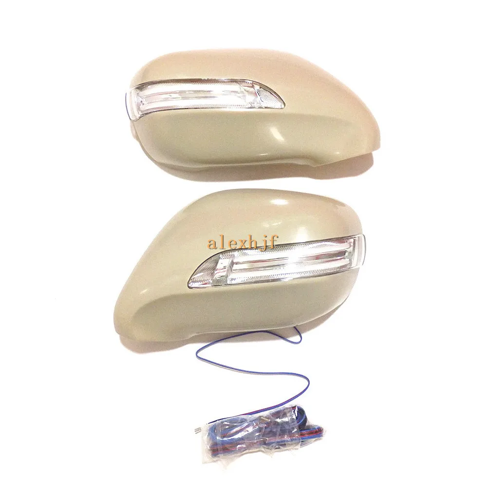 

LED Rear-view Mirror Lights With Cover, DRL + Yellow Turn Signal Lights Case for Lexus ES350 06~09, IS250/350 05~08 and IS-F