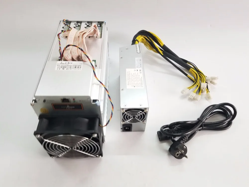 Bitmain новейший ANTMINER L3++ 580M(с BITMIAN APW3++ 1600W psu) Scrypt Miner LTC Mining Machine лучше, чем ANTMINER L3 L3