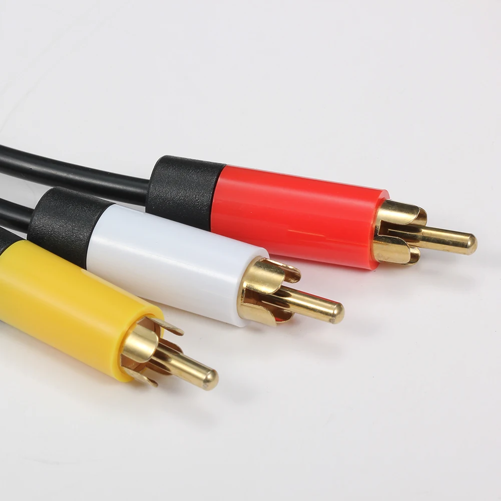 6 футов/1 8 м композитный аудио видео кабель AV 3 RCA HD ТВ оптический для Xbox 360 Slim