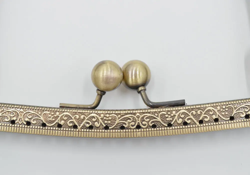 Metal Purse frame Kiss Clasp DIY accessories Coin Purse  antique brass