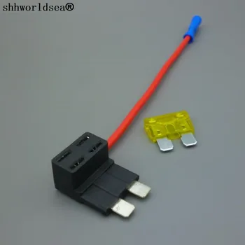 

shhworldsea 20PCS 20A Regular Blade Fuse Tap Holder Add A Circuit Line ATO ATC APR Car Motorcycle Free Shipping