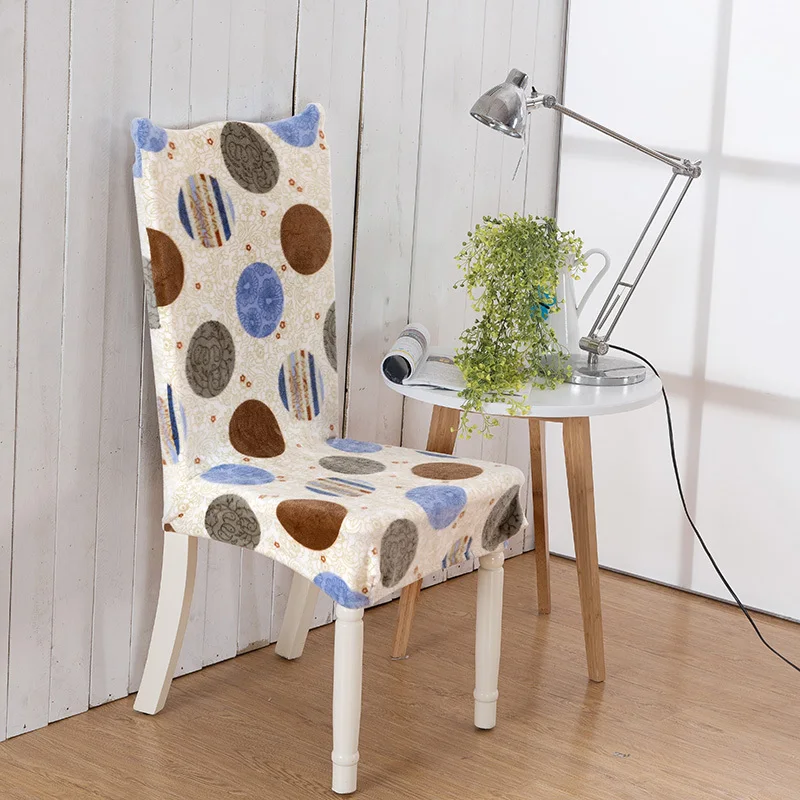 Housse De Chaise Jacquard Tissu Spandex Lavable En Machine Hotel