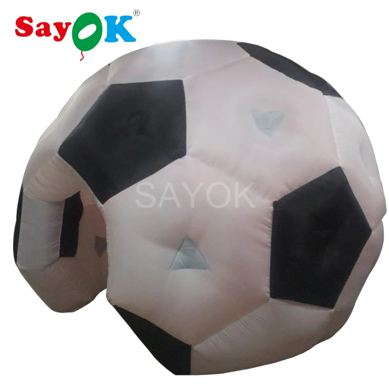 

4m H Inflatable Football Tent Soccer Tent Advertising Tent with Air Blower for Sports Exhibition Trade Show Business Rent