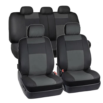 

5 Seats PU Leather Car Seat Cover Universal Car Protects Seats From Wear Automobiles Interior Accessories