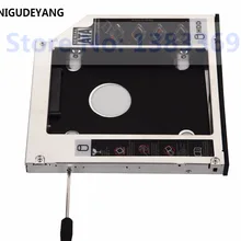 DY-tech 2nd Hard Drive HDD SSD Frame Caddy Adapter for HP ProBook 4310s 4311s 4411s 4415s 4416s SATA to SATA 12.7mm