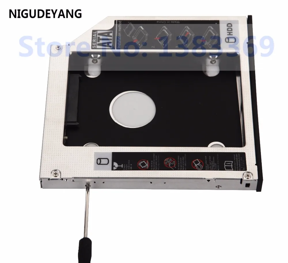 NIGUDEYANG 2-й 12 7 мм жесткий диск HDD SSD Caddy рамка Кронштейн Лоток для HP ProBook 4310s 4311s 4411s 4415s