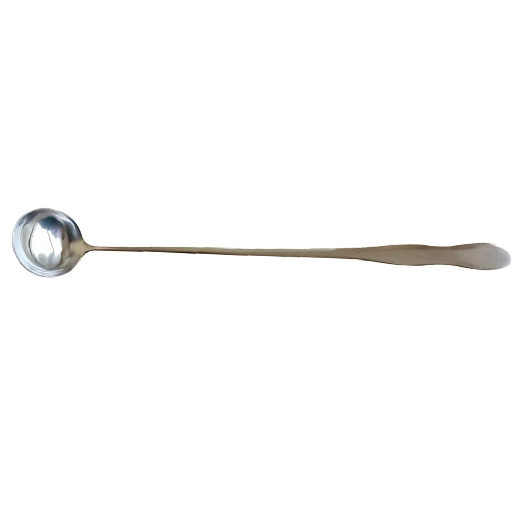 Stainless Steel 250mm Long Handle Spoon Candle Wax Mixing Stirring Spoon Soap Base Candle Making Tools Deep Wells