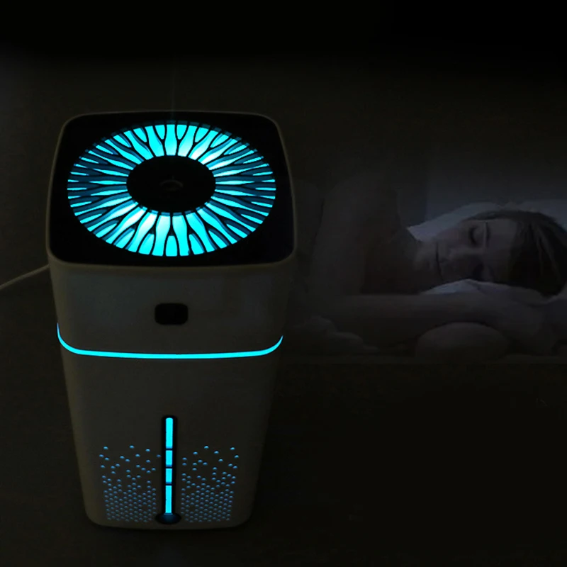  1000Ml Air Humidifier Ultrasonic Usb Diffuser Aroma Essential Oil Led Night Light Mist Purifier Hum