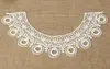 Fashion White cotton embroidery flower lace collar Fabric Sewing Applique DIY guipure dubai ribbon trim neckline wedding decor ► Photo 3/5