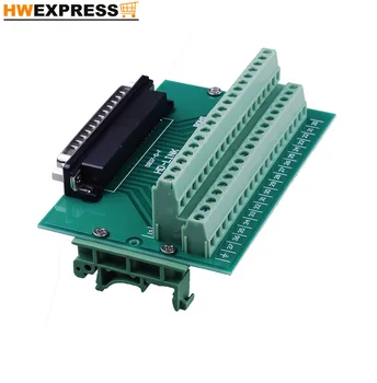 

The 2 row 37 hole DB37 parallel relay terminal Taiwan free welding adapter plate both male and female head frame with servo modu