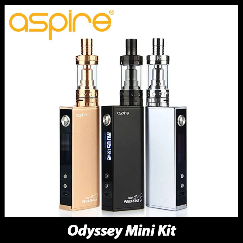 

100% Genuine Aspire Odyssey Mini Kit with Triton Mini Tank  Pegasus Mini MOD W/O Battery Compact Mod with Top-filling Atomizer