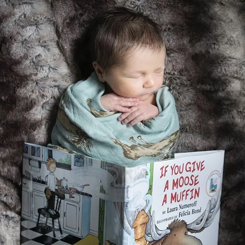 Панда Антилопа детские одеяла новорожденный мягкий хлопок детские обертывание муслиновой пеленкой Кормление слюнявчик полотенце шарф