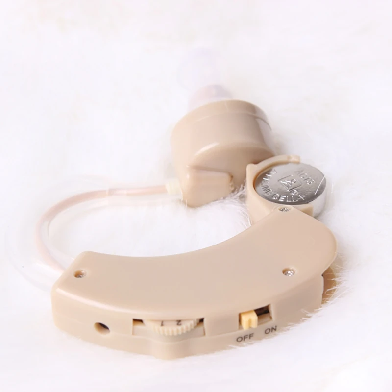 Small Mini Hearing Aids Behind The Ear Best Sound Voice Amplifier Adjustable Tone Digital Cheap Hearing Aid for The Elderly
