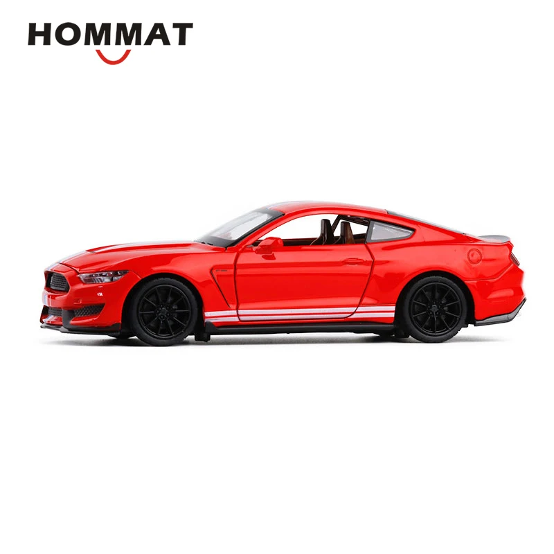 HOMMAT 1:32 Масштаб Ford Mustang Shelby GT350 Игрушечная модель автомобиля Diecasts& игрушечные транспортные средства сплав металлическая модель автомобиля подарки игрушки для детей