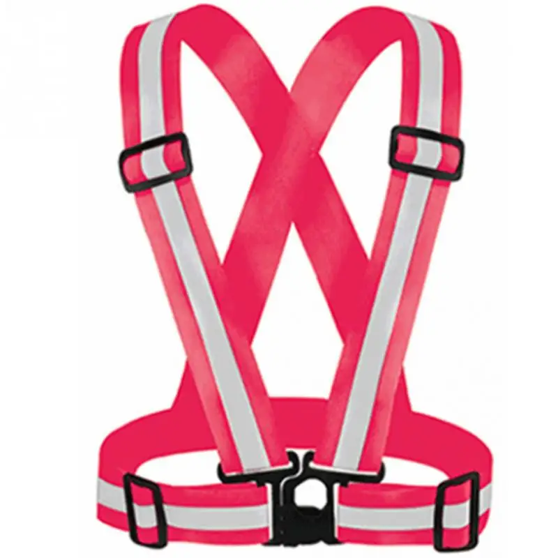 

High Visibility Neon Safety Vest Reflective Belt Safety Vest Fit for Running Cycling Sports Outdoor Clothes