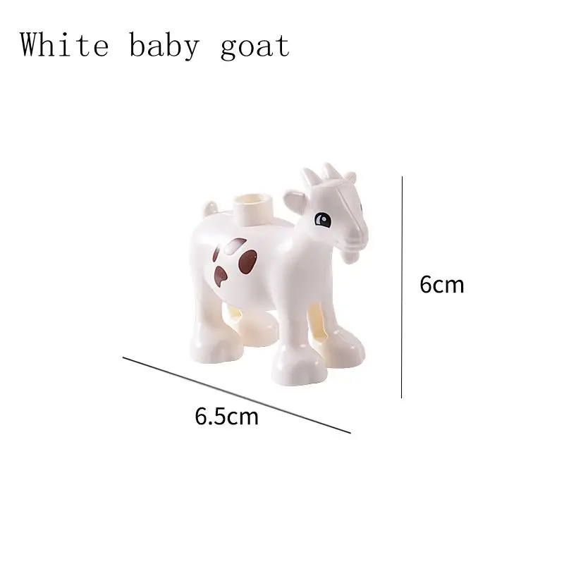 Legoing Duplo Animal In Blocks Animal Series Model Figures Big Building Block Educational Toys for children Gift