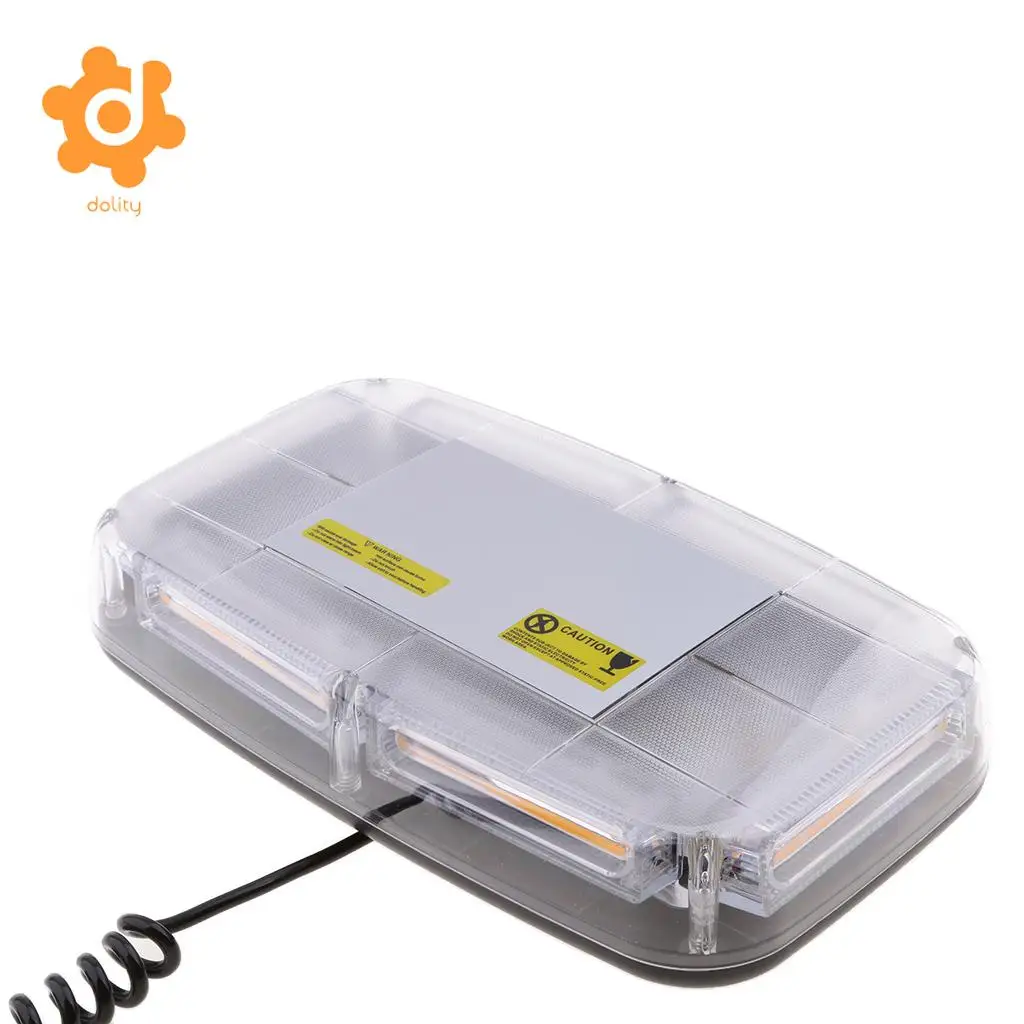 Car Truck Roof Top Emergency Warning Flash LED Strobe Light Magnetic Base
