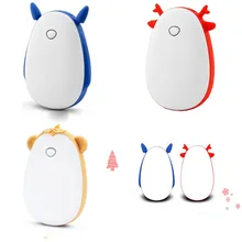 4500mAh USB Rechargeable Electric Hand Warmer Winter Totoro Double-Side Mini 5V Long Life Pocket Power Bank 2 in 1 Handy Heater