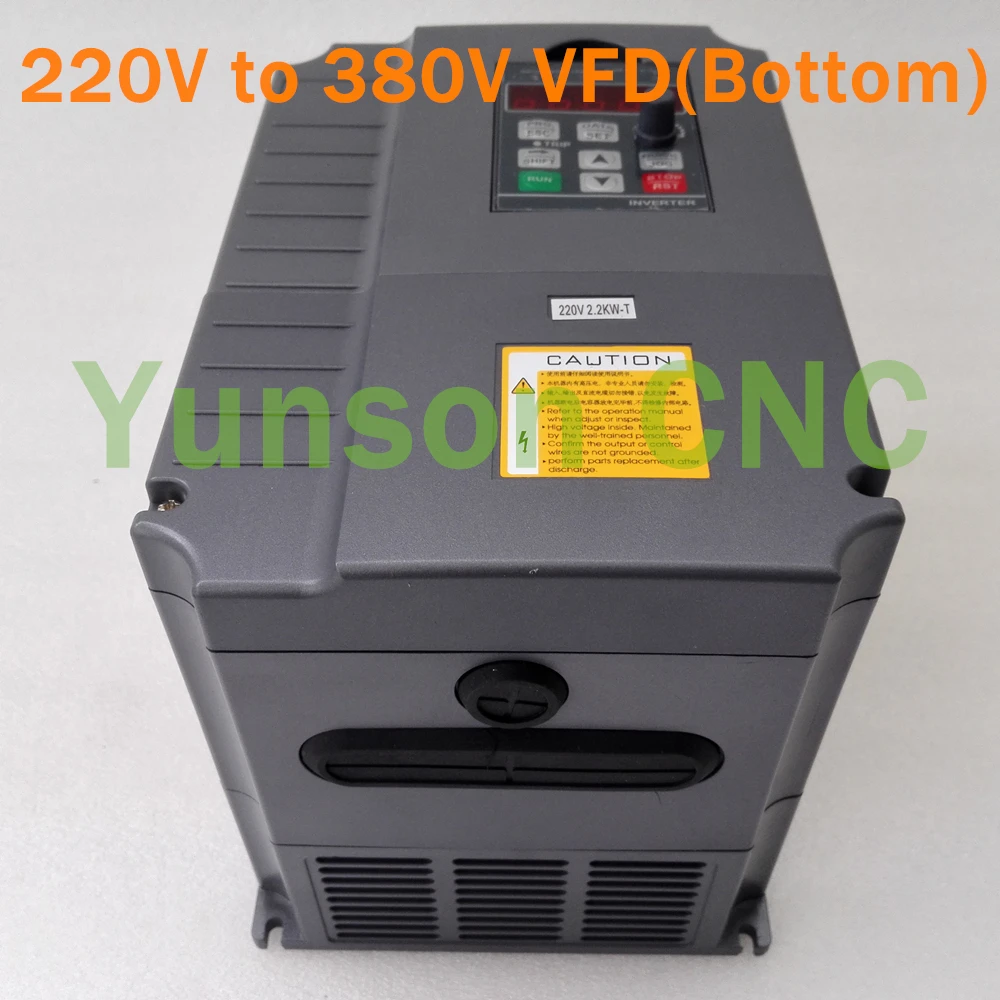 Трехфазный инвертор 220 В однофазный выход 380 2 кВт 2200 Вт 3hp 400 Гц Частотный привод с