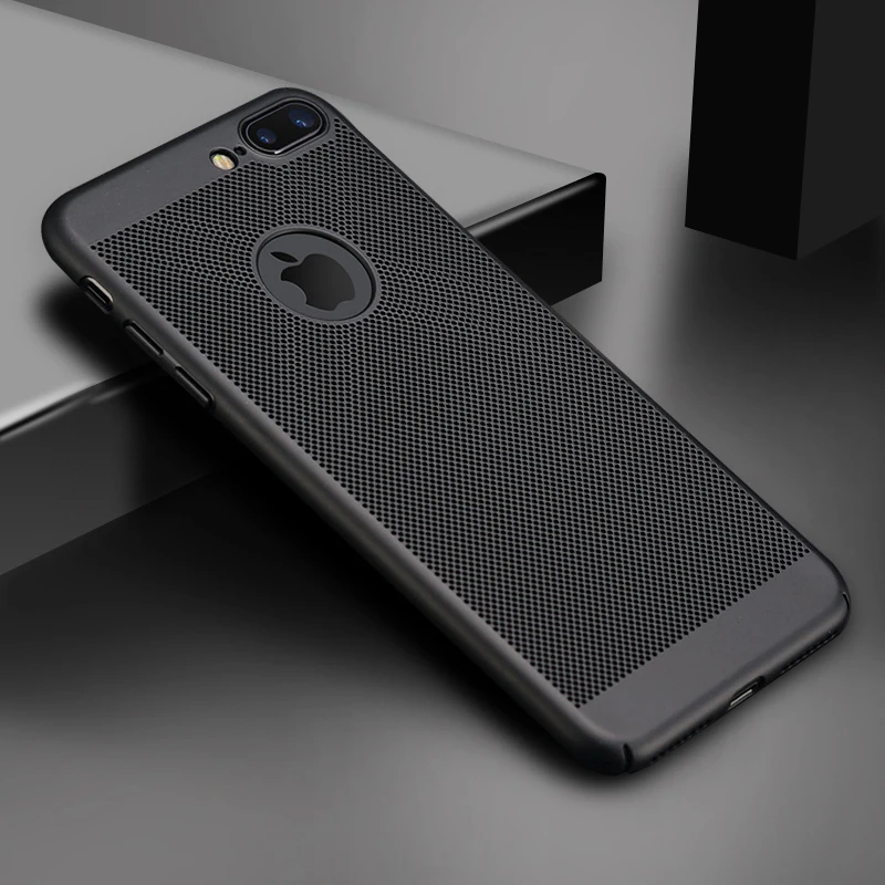 On Case For iPhone 6 6s 7 8 Plus cover Slim skin Heat Dissipation bag 5 5S SE X XS XR MAX case housing Back Cover |