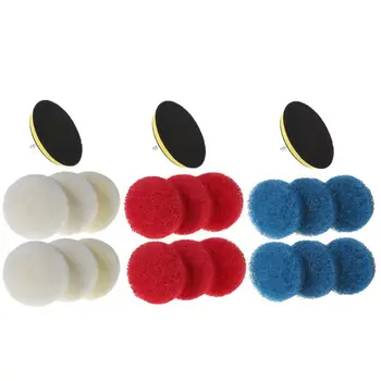 

1Set Power Scrubber Electric Drill Plate With 6 Brushes Pads Kit Household Cleaning Sofa Bathroom Tile Grout Waxing Kit