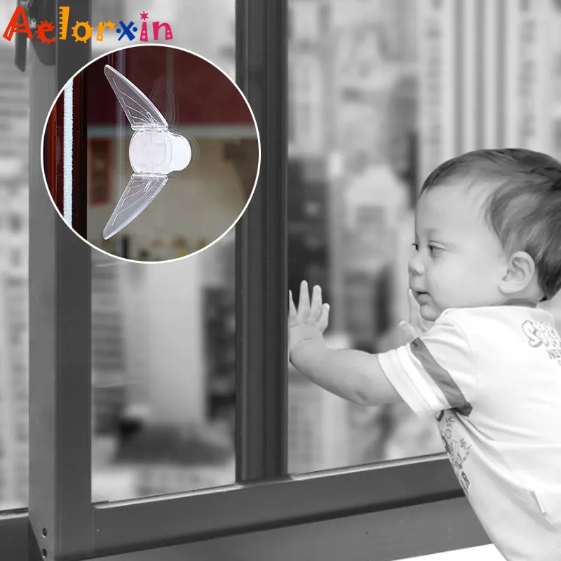 قفل أمان للطفل ل انزلاق الباب نافذة الأطفال حماية قفل درج مجلس الوزراء باب خزانة ملابس مكافحة قرصة أجنحة الاطفال قفل أمان