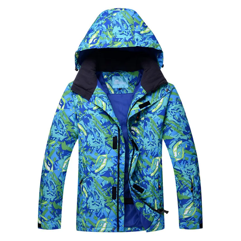 Брендовая лыжная куртка для сноуборда, мужская пуховая теплая водонепроницаемая уличная лыжная куртка, зимние мужские пальто для сноуборда, зимняя одежда