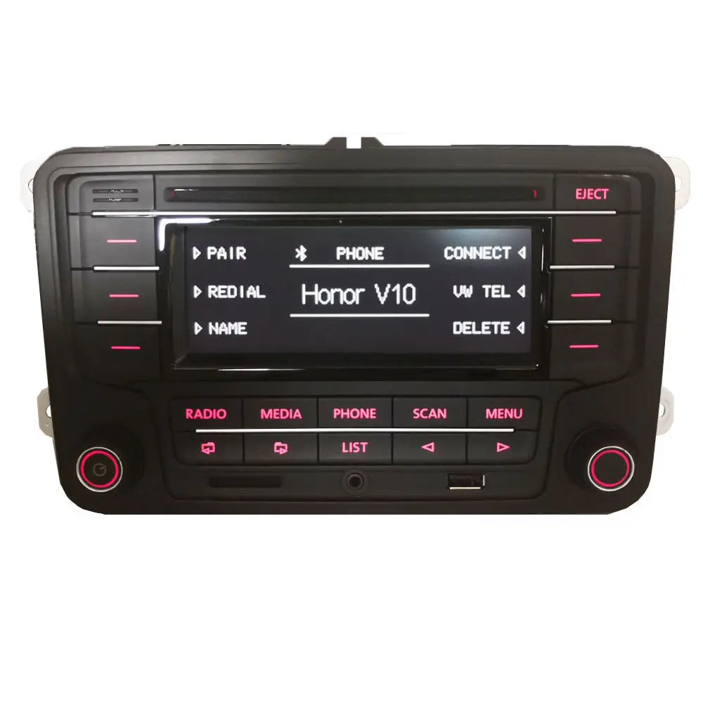 Автомагнитола стерео RCN210 Bluetooth CD MP3 USB AUX SD для Volkswagen GOLF PASSAT TOURAN POLO TIGUAN CADDY EOS CC+ Cabel